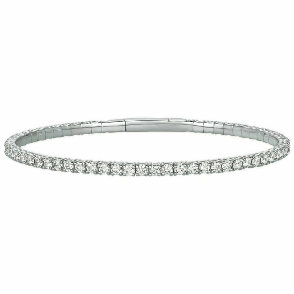 2.00 Carat Natural Diamond Flexible Bracelet